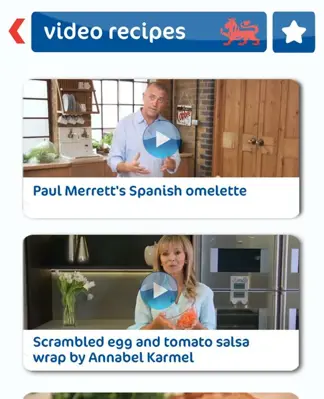 Egg Recipes android App screenshot 1